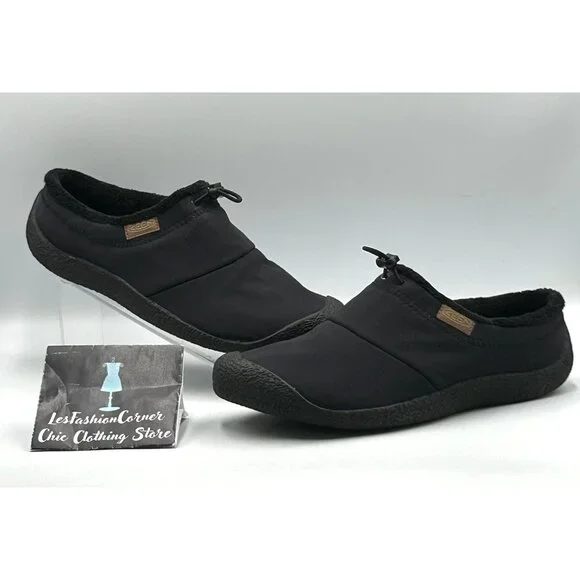Keen Men's Black Howser III Sliden Warm Winter Slip-On Slippers Shoes Sz 11 3031 - Picture 14 of 16